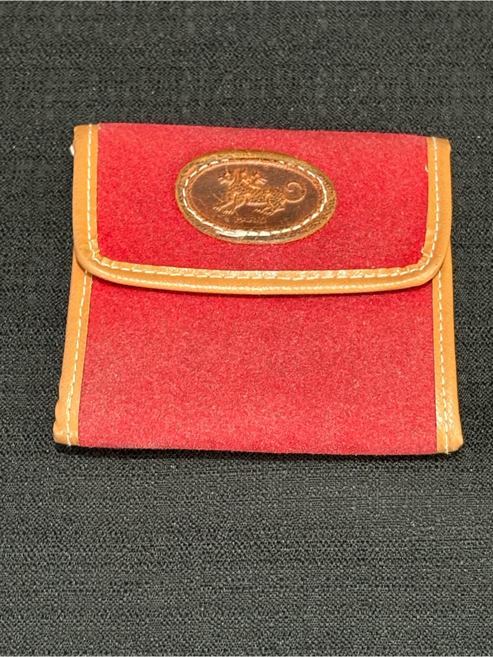 Vintage Leather coin purse With Snap Closure